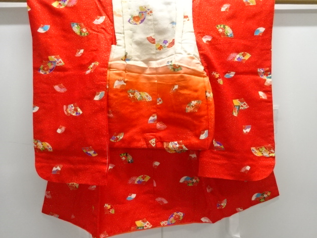 JAPANESE KIMONO / ANTIQUE KIMONO / SILK / FLOWER CLASSICAL PATTERN